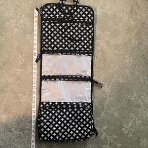 Vera Bradley Black and White Floral Pouch